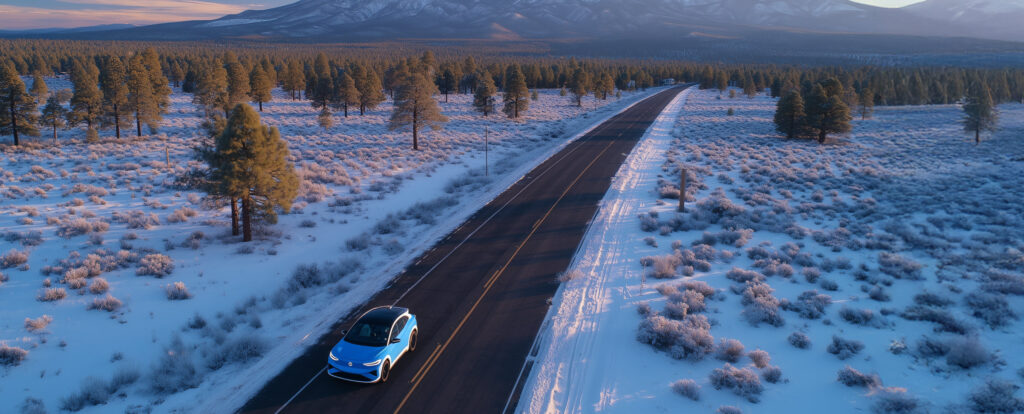 car road snow