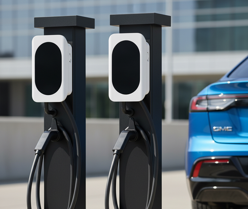 2 EV charging stations