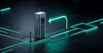 DC fast charger illustration